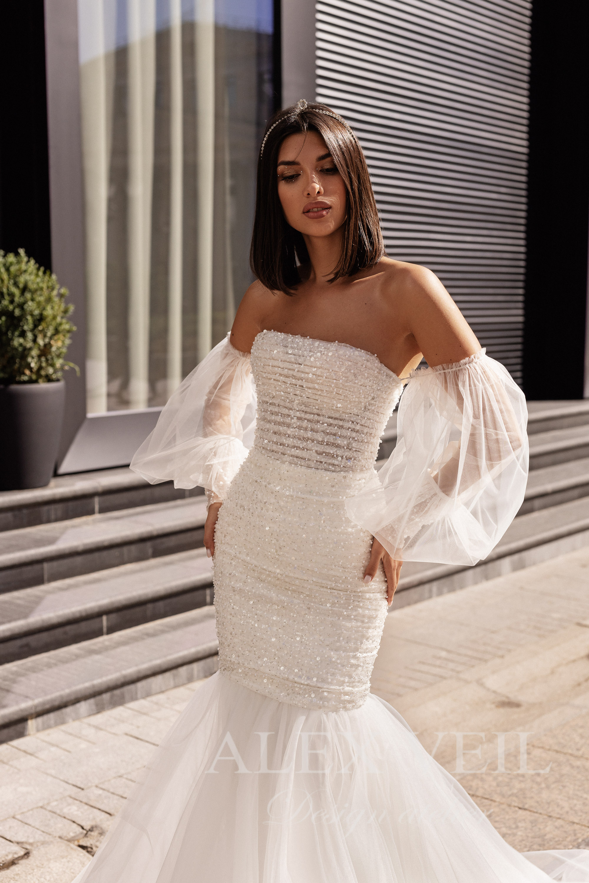 2 in one lace wedding dress June Bridals Detachable Floral Princess A-Line Boho Lace 2 In 1 Women's Wedding Dress Elegant Chic Sweetheart Court Train Ball Gown