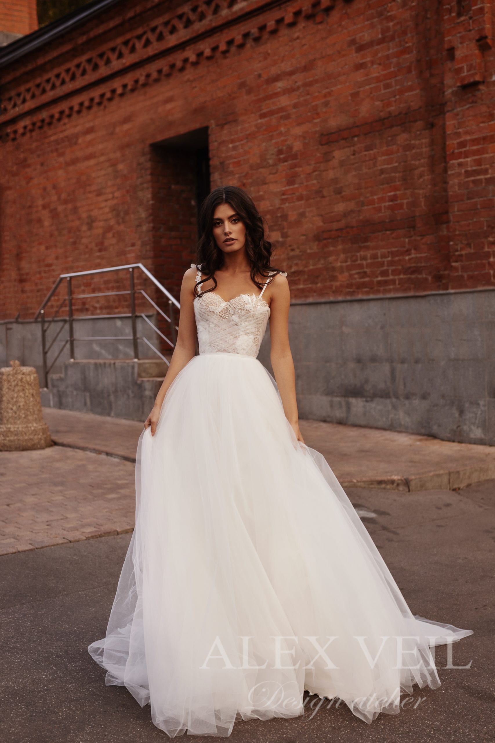 Antonia (ivory) wedding dress - AlexVeil Bridal