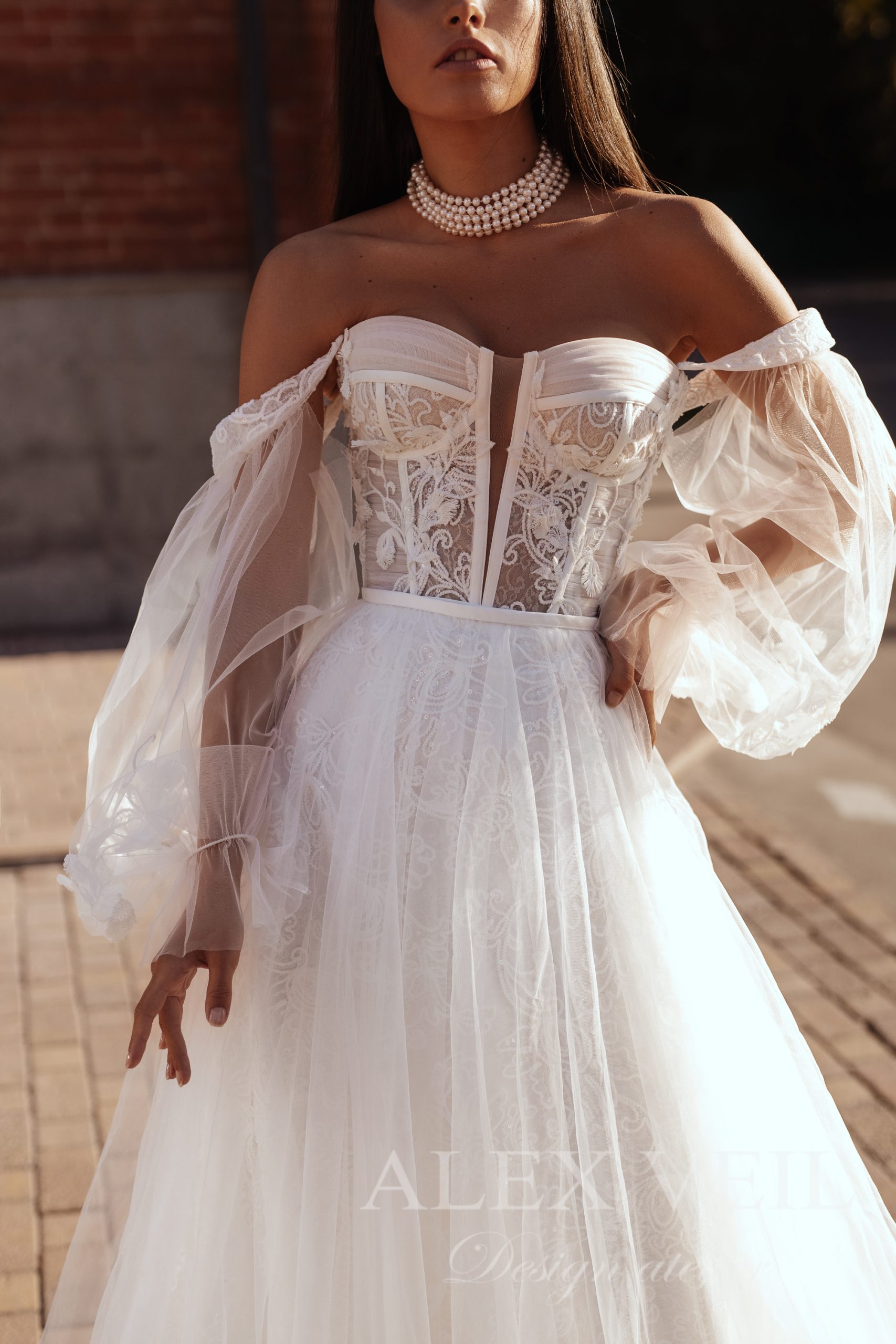 Wedding dress Gvinet (2 in 1) - AlexVeil Bridal official store Wedding dress Gvinet (2 in 1) - AlexVeil Bridal official store