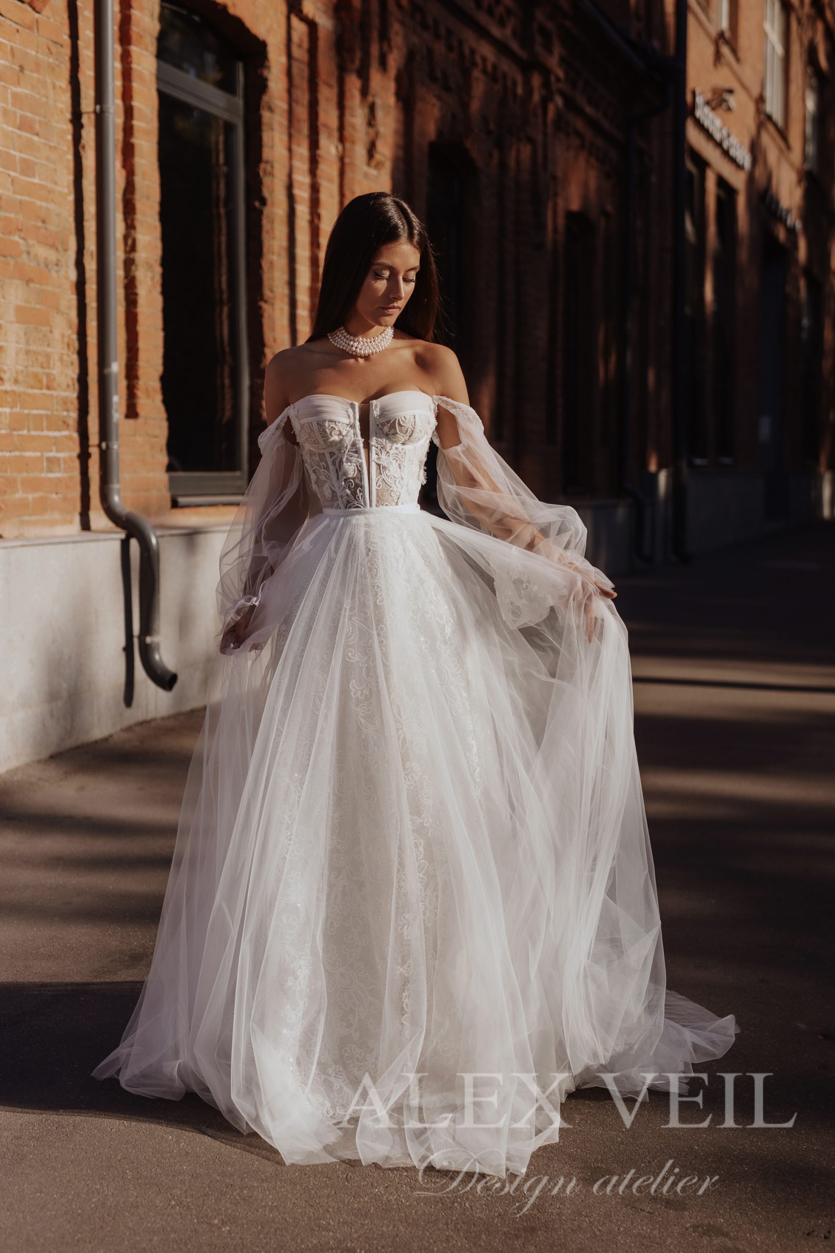 lace white graduation dress Aurora Halter Lace White Dress