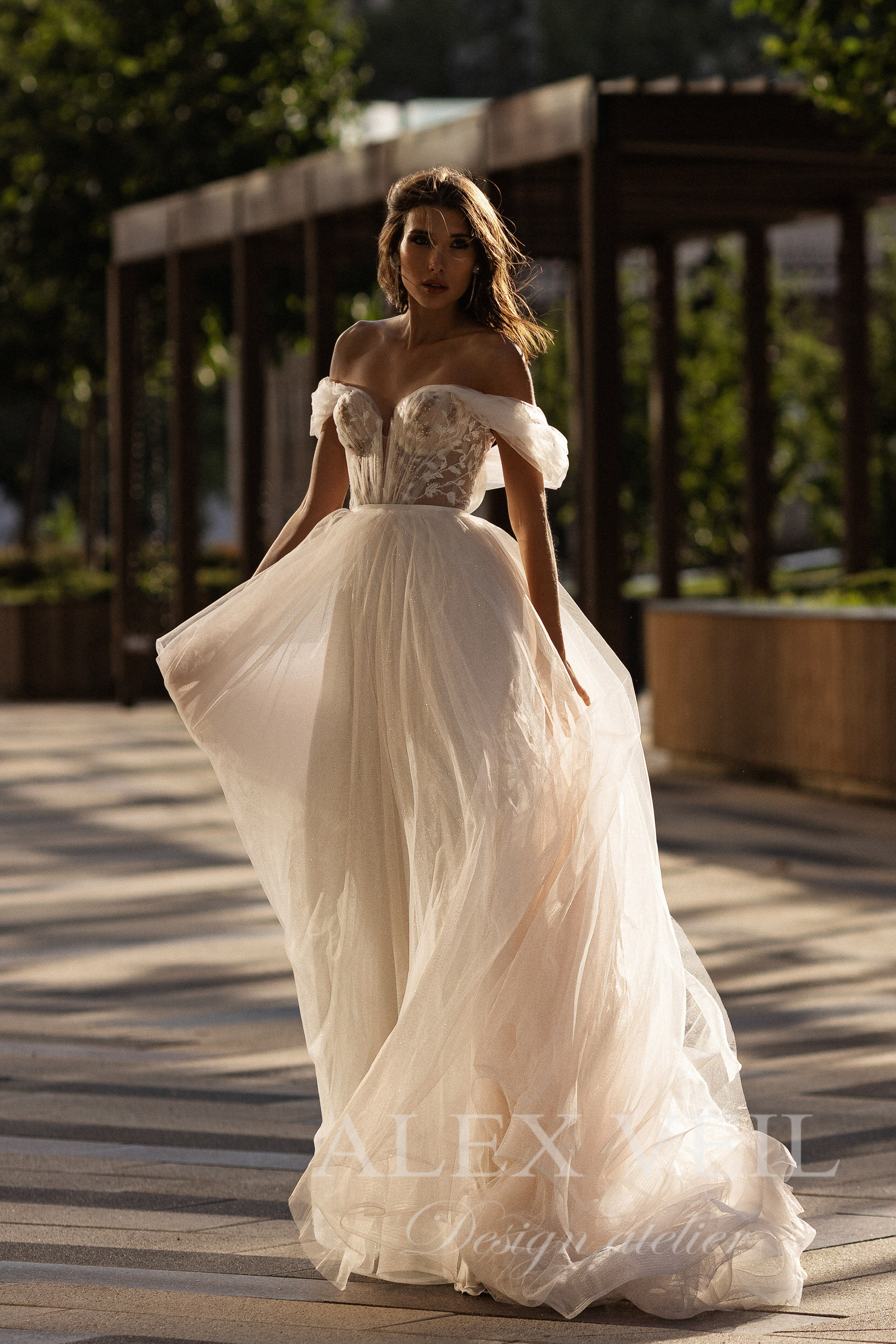Wedding dress Medea blush - AlexVeil Bridal
