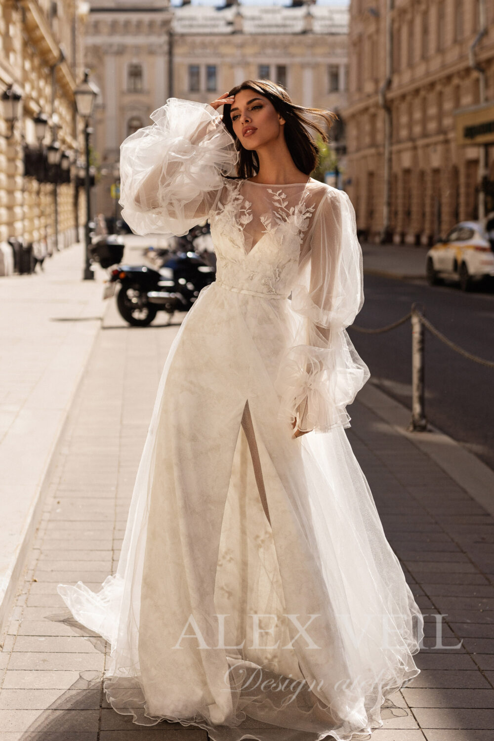 Wedding dress Serena (2 in one) - AlexVeil Bridal official store