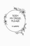 rush 4 weeks - Rush order upgrade (4 weeks)